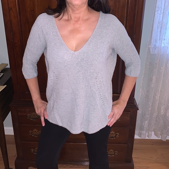 Gray Knit Sweater - Picture 5 of 11